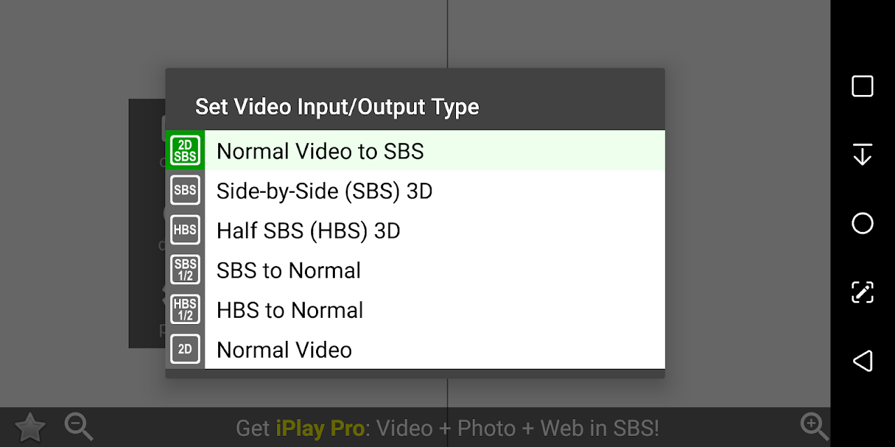 iPlay VR Player SBS 3D Video