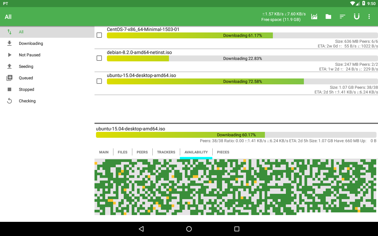 PTorrent - torrent application