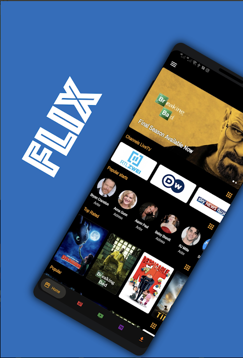 FlixTV - Movies App / Tv Series / Live Channel