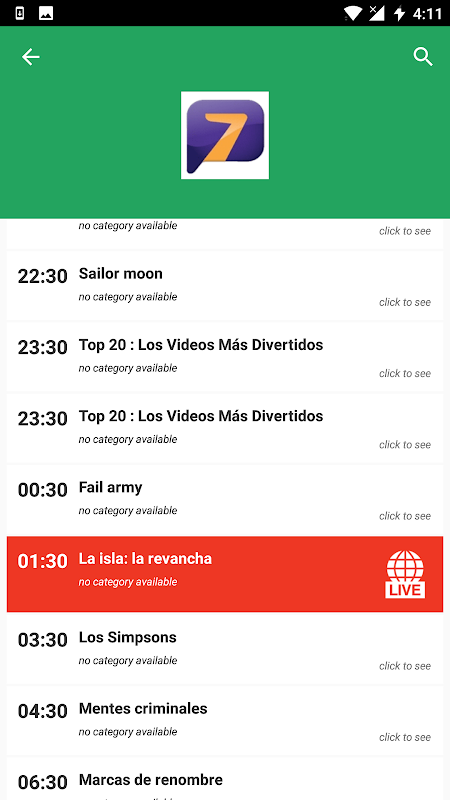 Mexico TV EPG Free