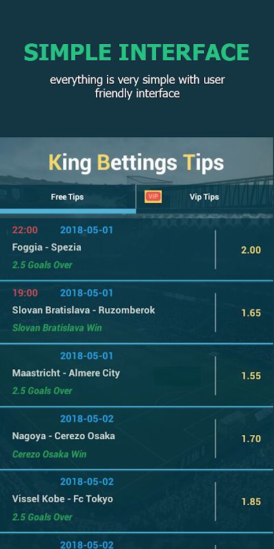 King Betting Tips Football App
