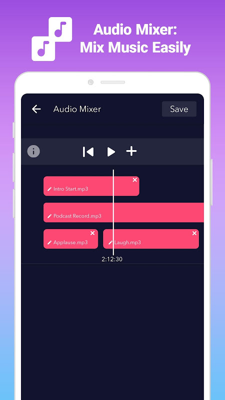 AudioApp MP3 Cutter, Ringtone Maker, Voice Changer