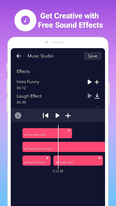 AudioApp MP3 Cutter, Ringtone Maker, Voice Changer