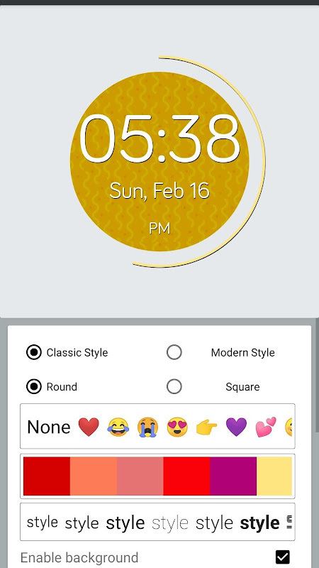 Circle Clock