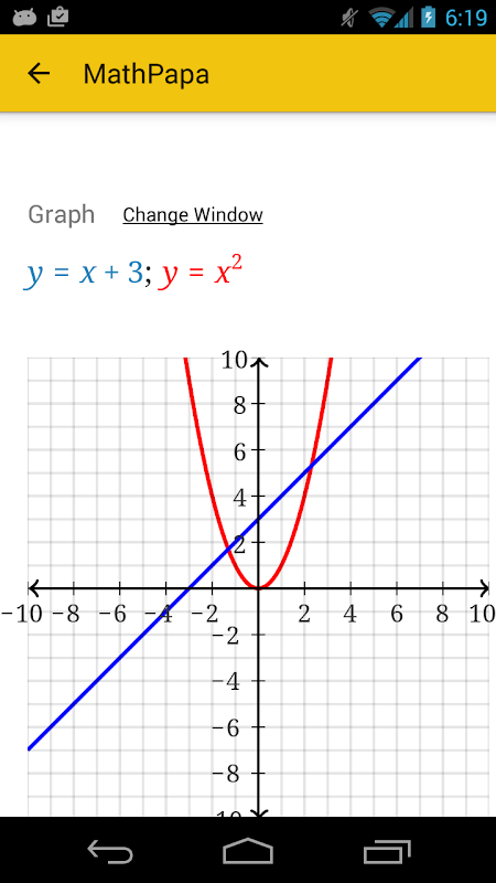 MathPapa - Algebra Calculator