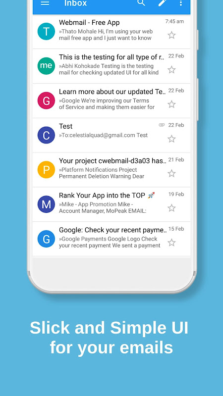 Webmail - App 5.1