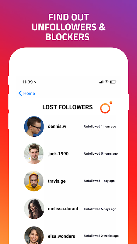 Reportly Follower Tracker