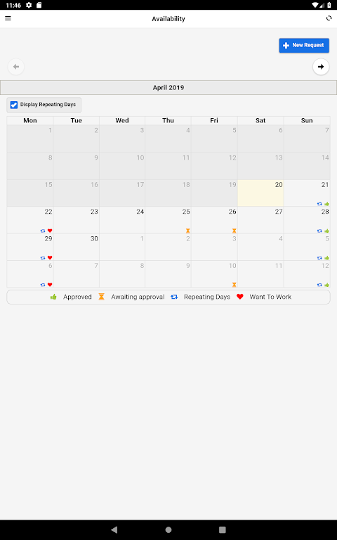 Radar Schedules