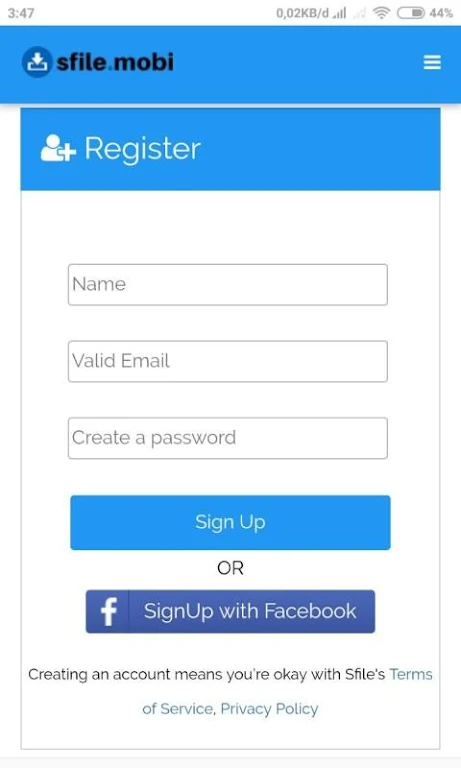 Sfile Mobi - Monetizing Your File