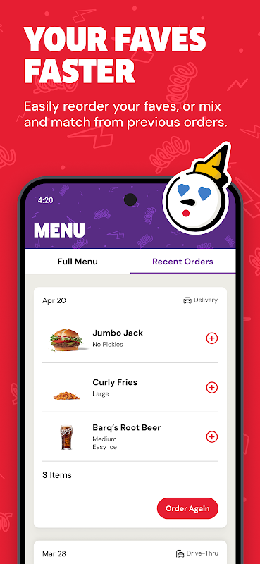 Jack in the Box - Order Food