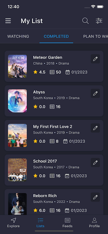 MyDramaList - Asian Drama DB Mod