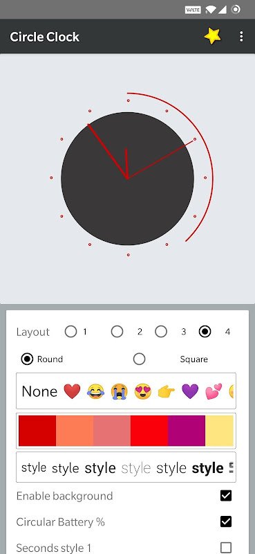 Circle Clock