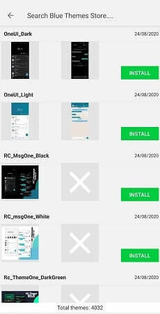 Blue WhatsApp