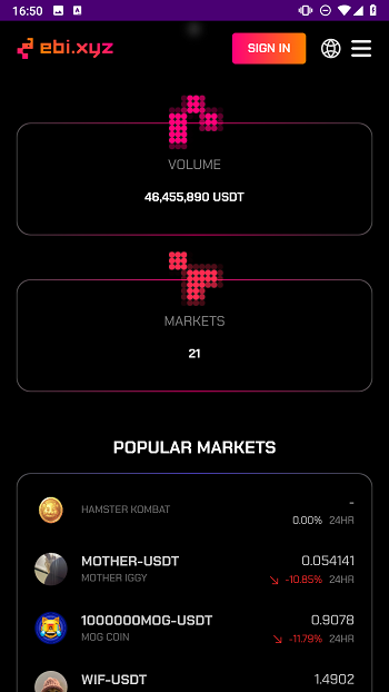 EBI Exchange