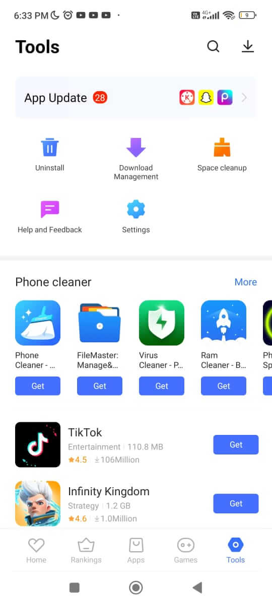 V Appstore