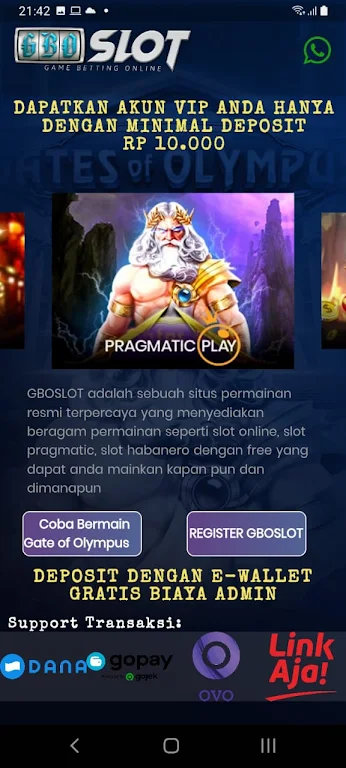 GBOSLOT : Slot Pragmatic Play