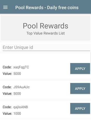 Pool Rewards - Daily Free Coins