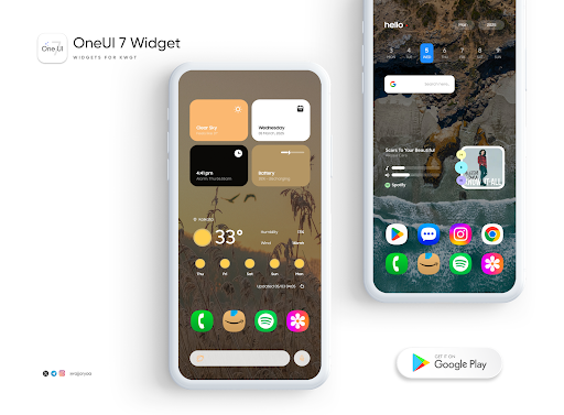 OneUI 7 Widget for KWGT Mod
