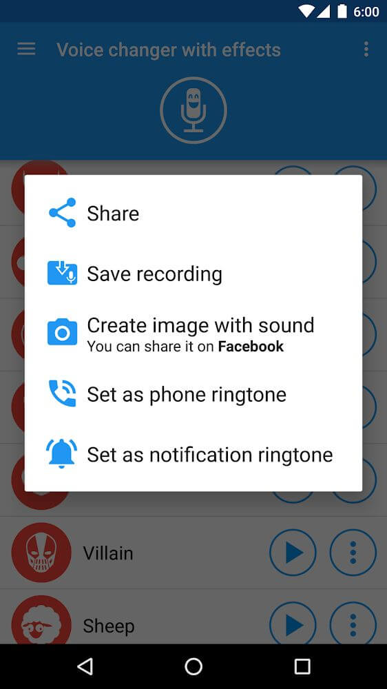 Voice Changer With Effects