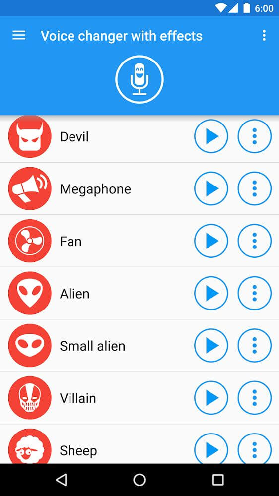 Voice Changer With Effects