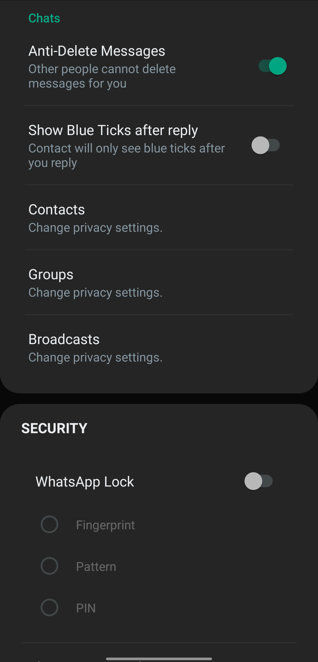 JTWhatsApp (JiMODs Whatsapp)