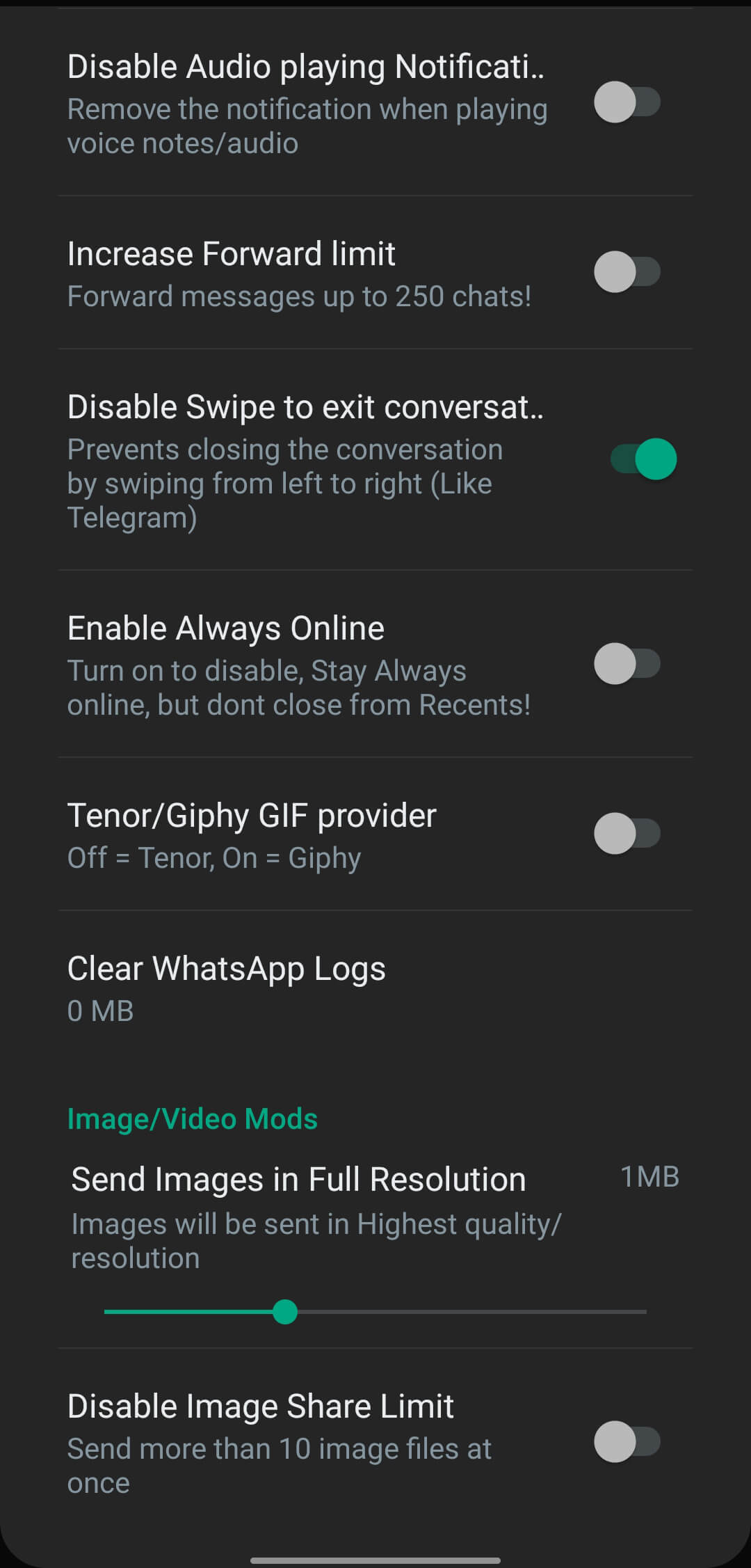 WhatsApp Aero