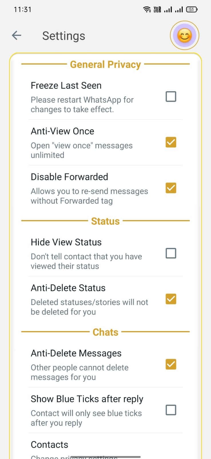 NA5 WhatsApp