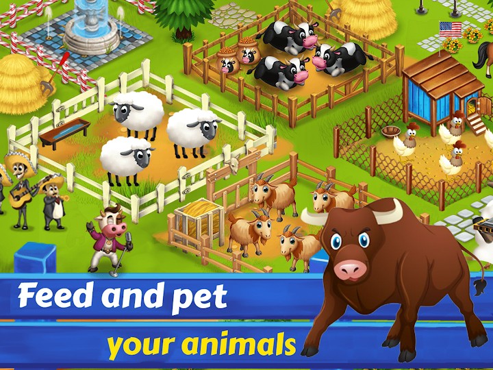 Big Farmer Town: Offline Games