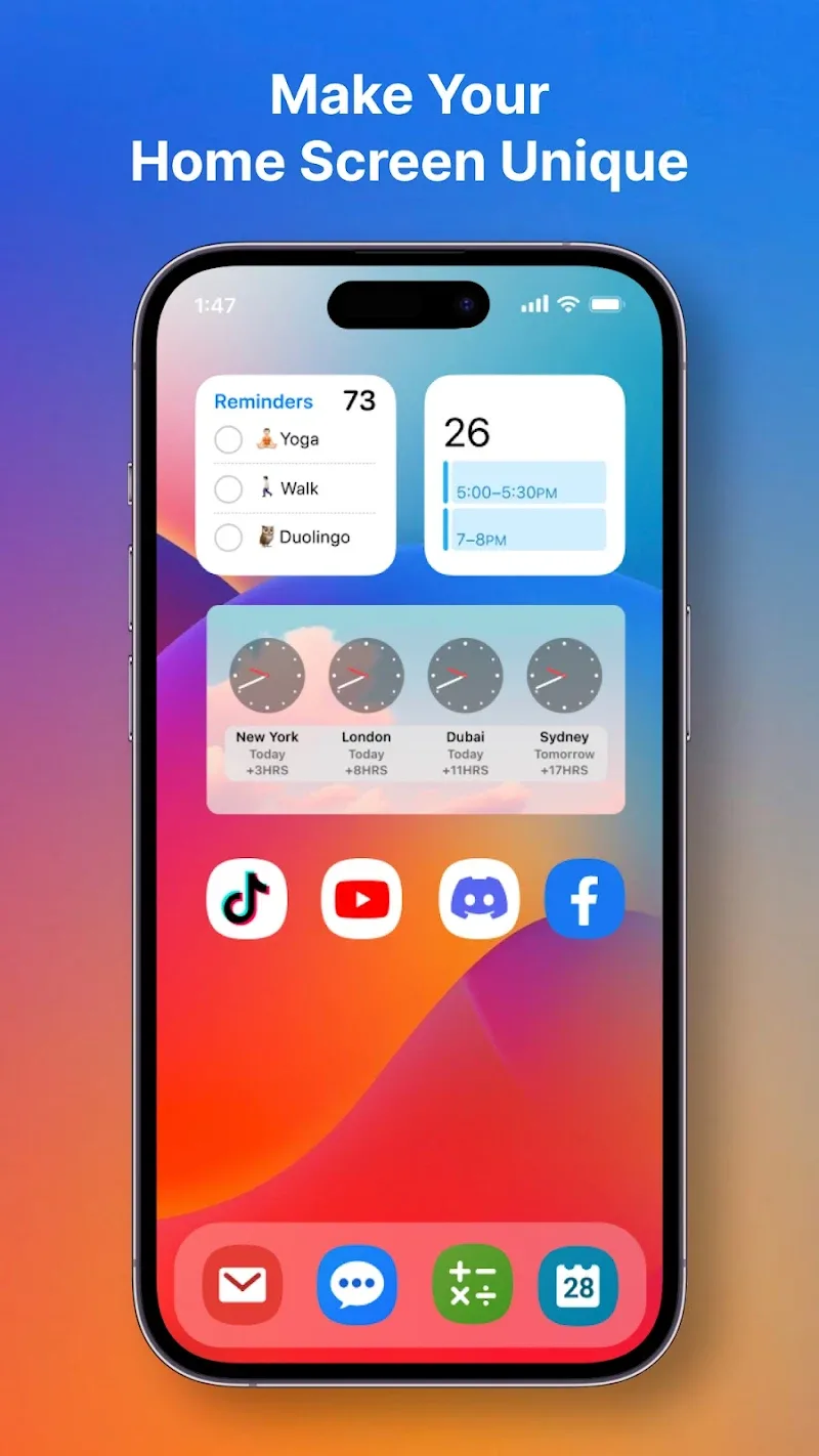 Launcher os 18 Pro Phone 15 apk