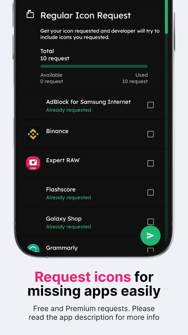 Hera Dark: Circle Icon Pack apk