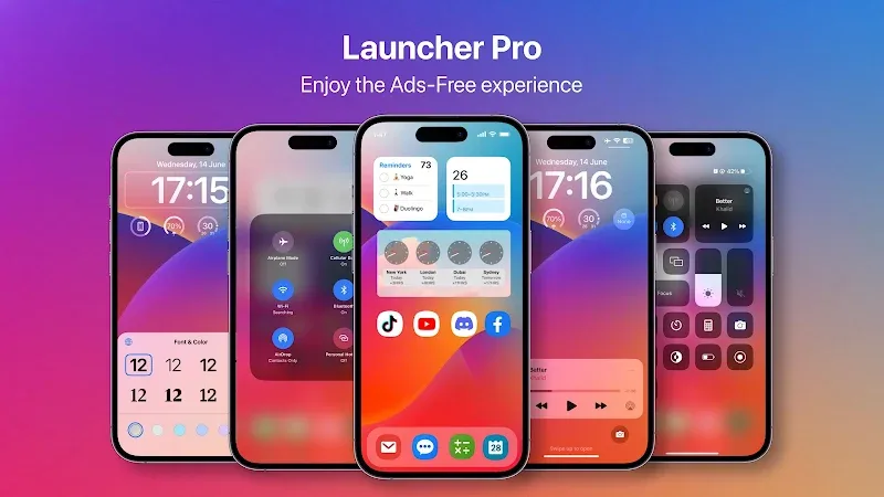 Launcher os 18 Pro Phone 15 apk