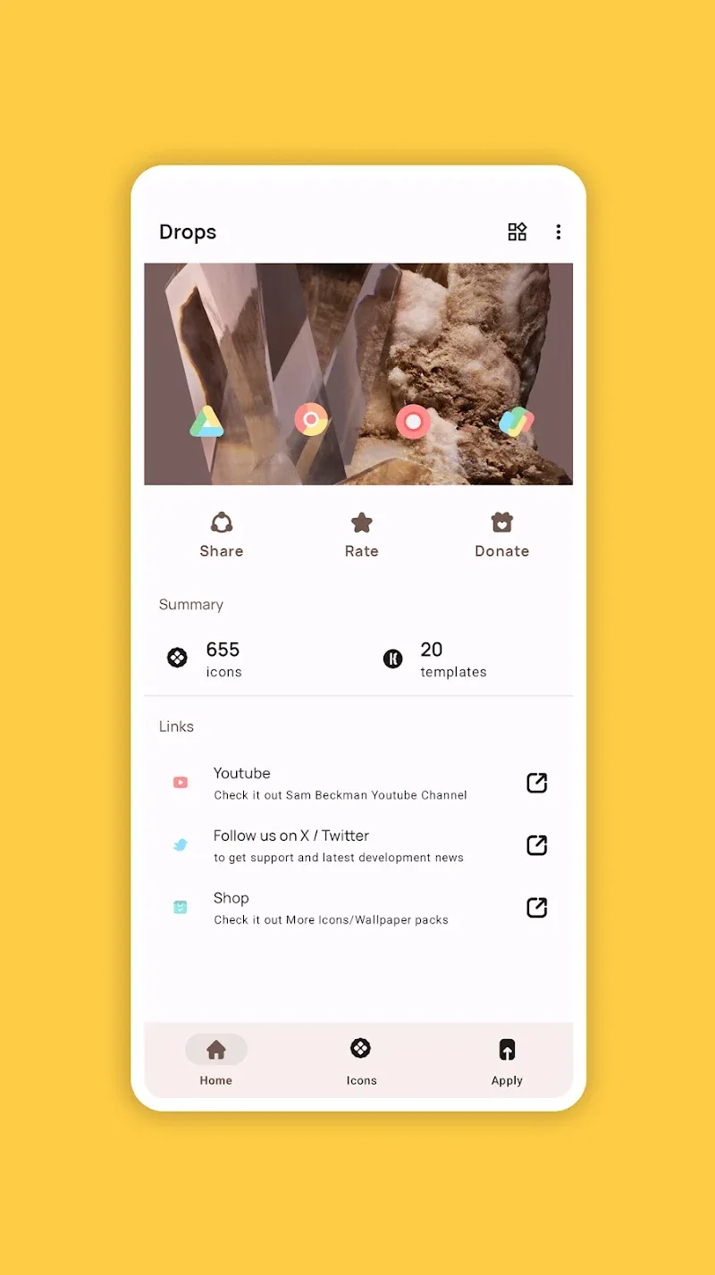 Drops Icon Pack apk