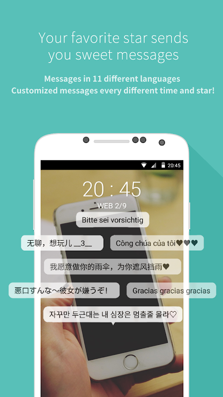 Mydol- Lockscreen, Virtual chat, Chat bot