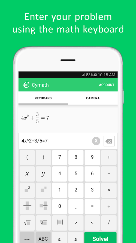 Cymath - Math Problem Solver 2.45
