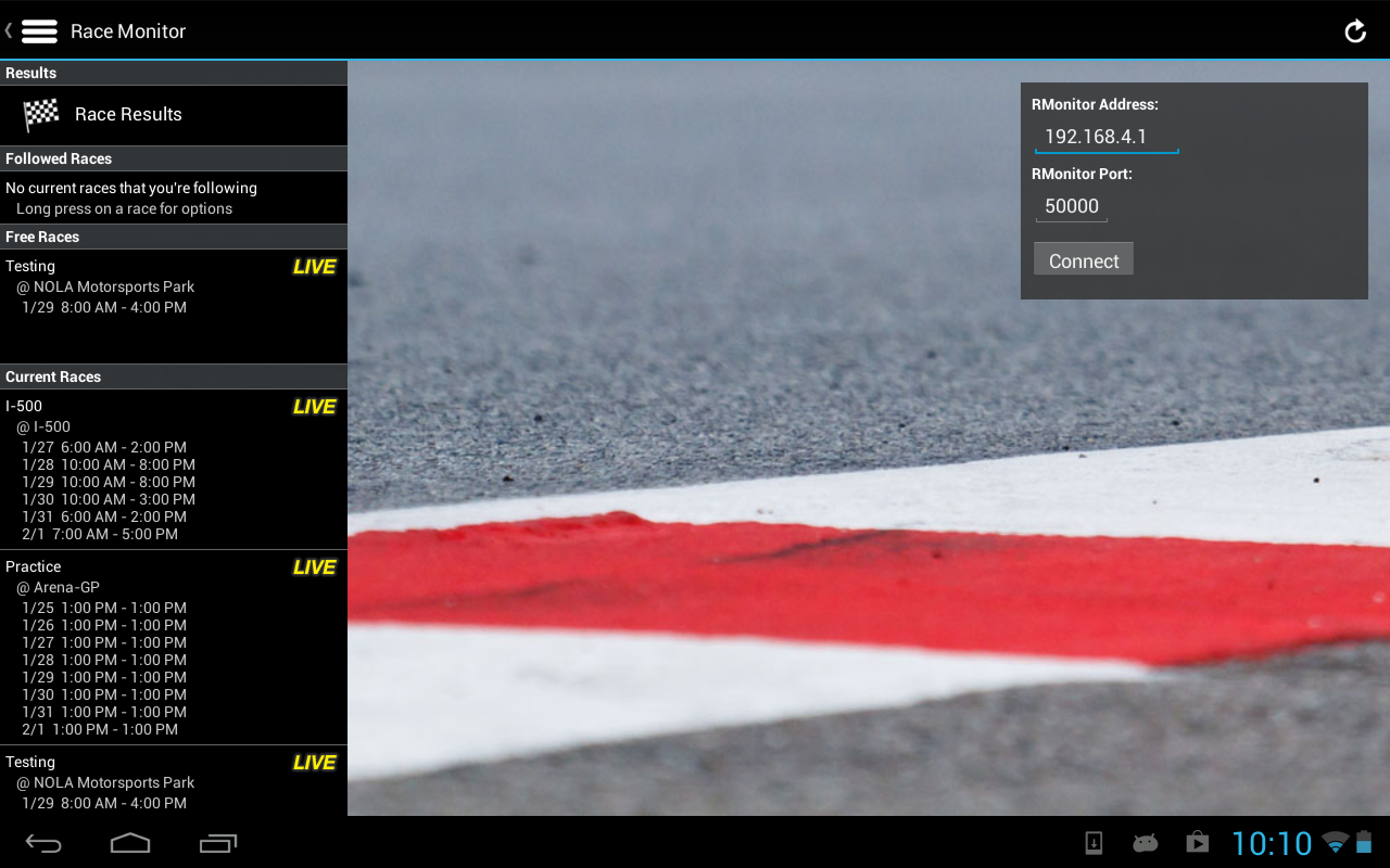 Race Monitor v2.2.5