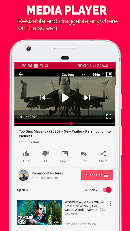 YouMp3 - VideoTube Mp3 Music player