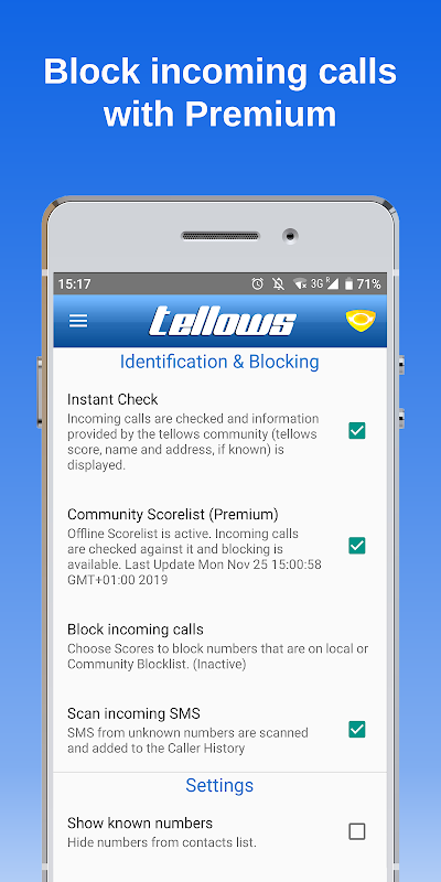 tellows - Caller ID &amp; Block apk