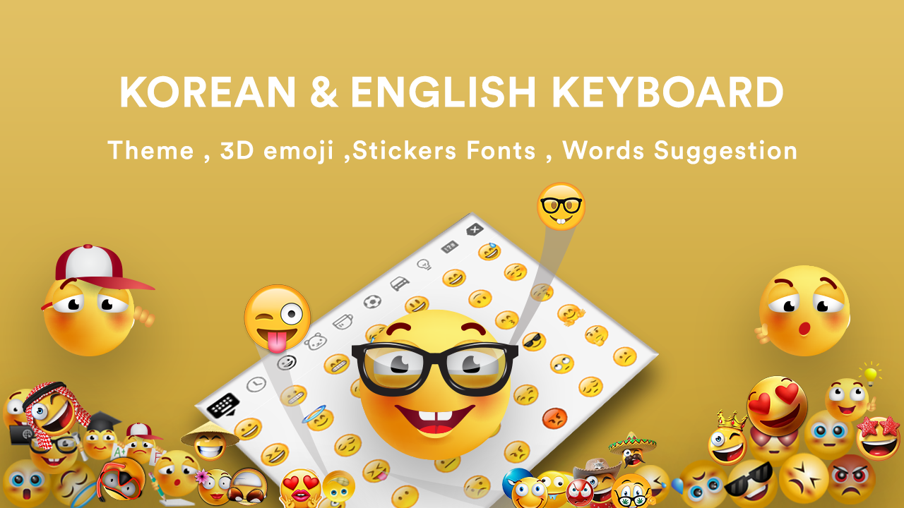 Korean Keyboard with English