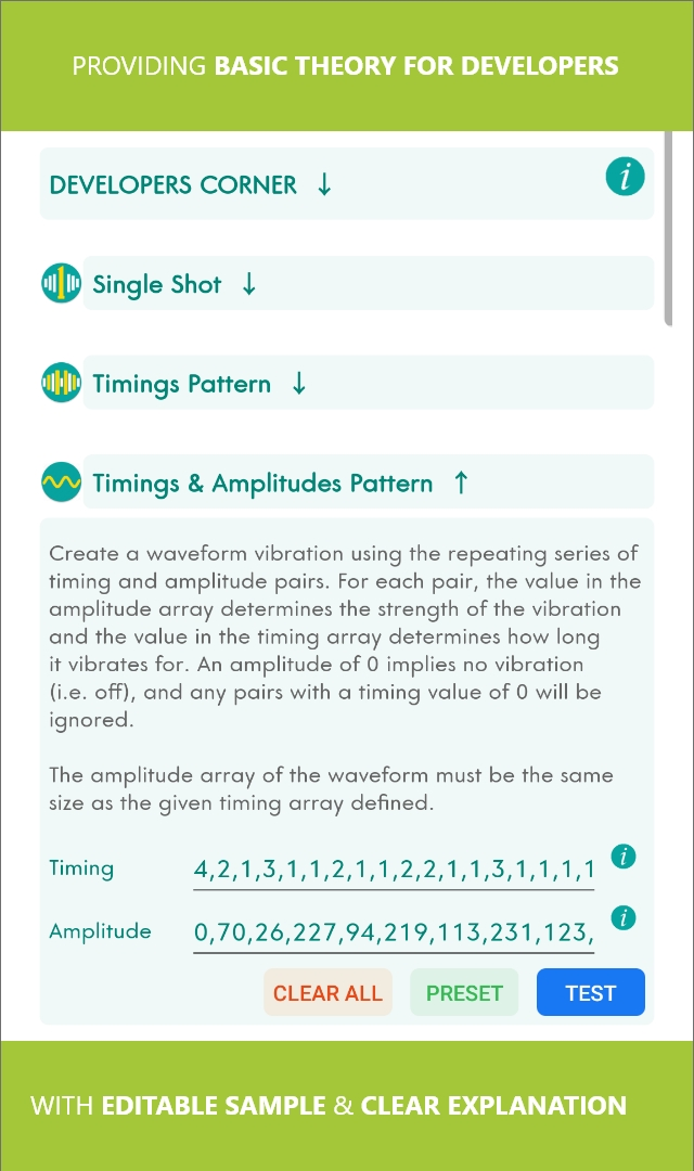 Haptic Test and Pattern Maker apk