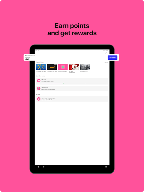 Panel App - Prizes & Rewards