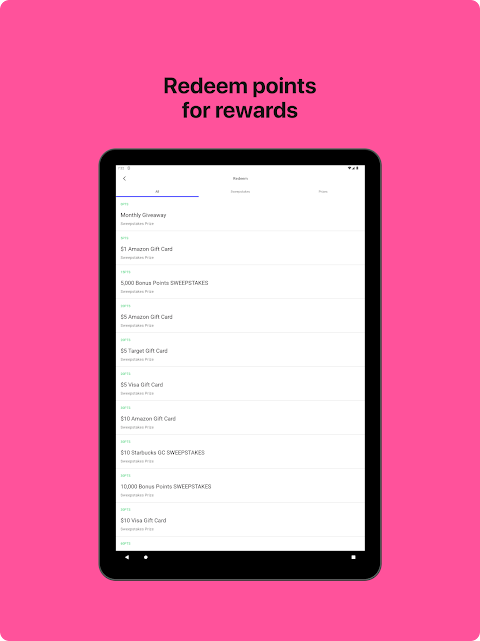 Panel App - Prizes & Rewards