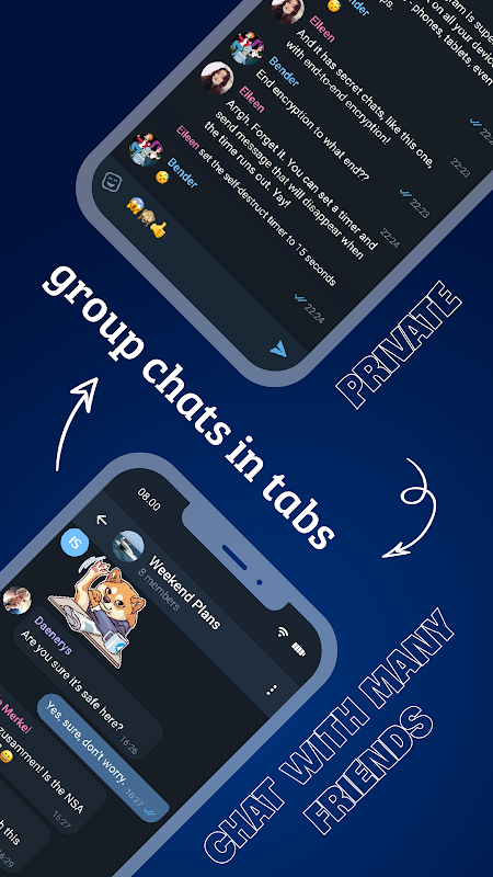 Tele Messenger Chats &amp; Calls Free apk