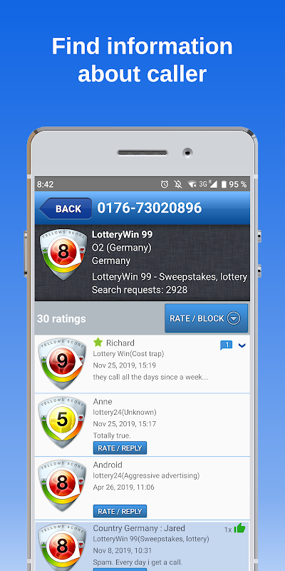 tellows - Caller ID &amp; Block apk