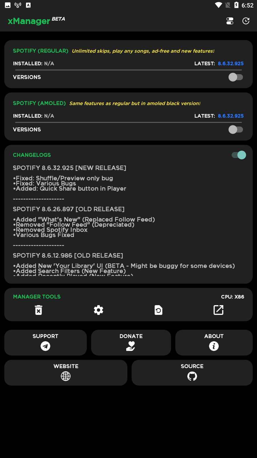 xManager For Spotify apk