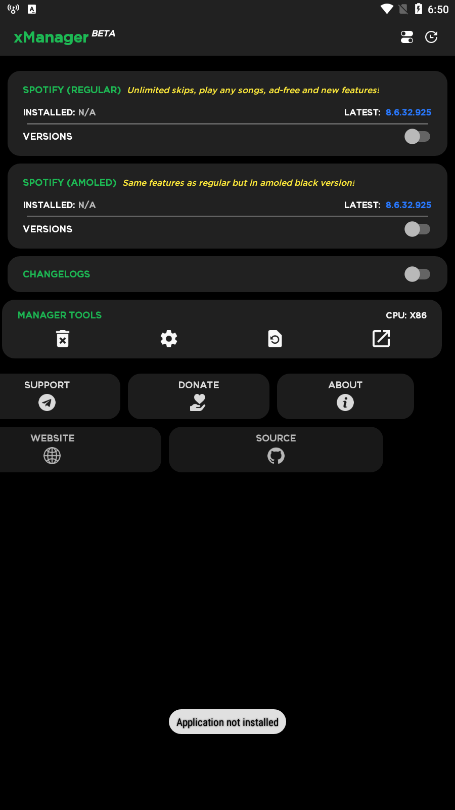 xManager For Spotify apk