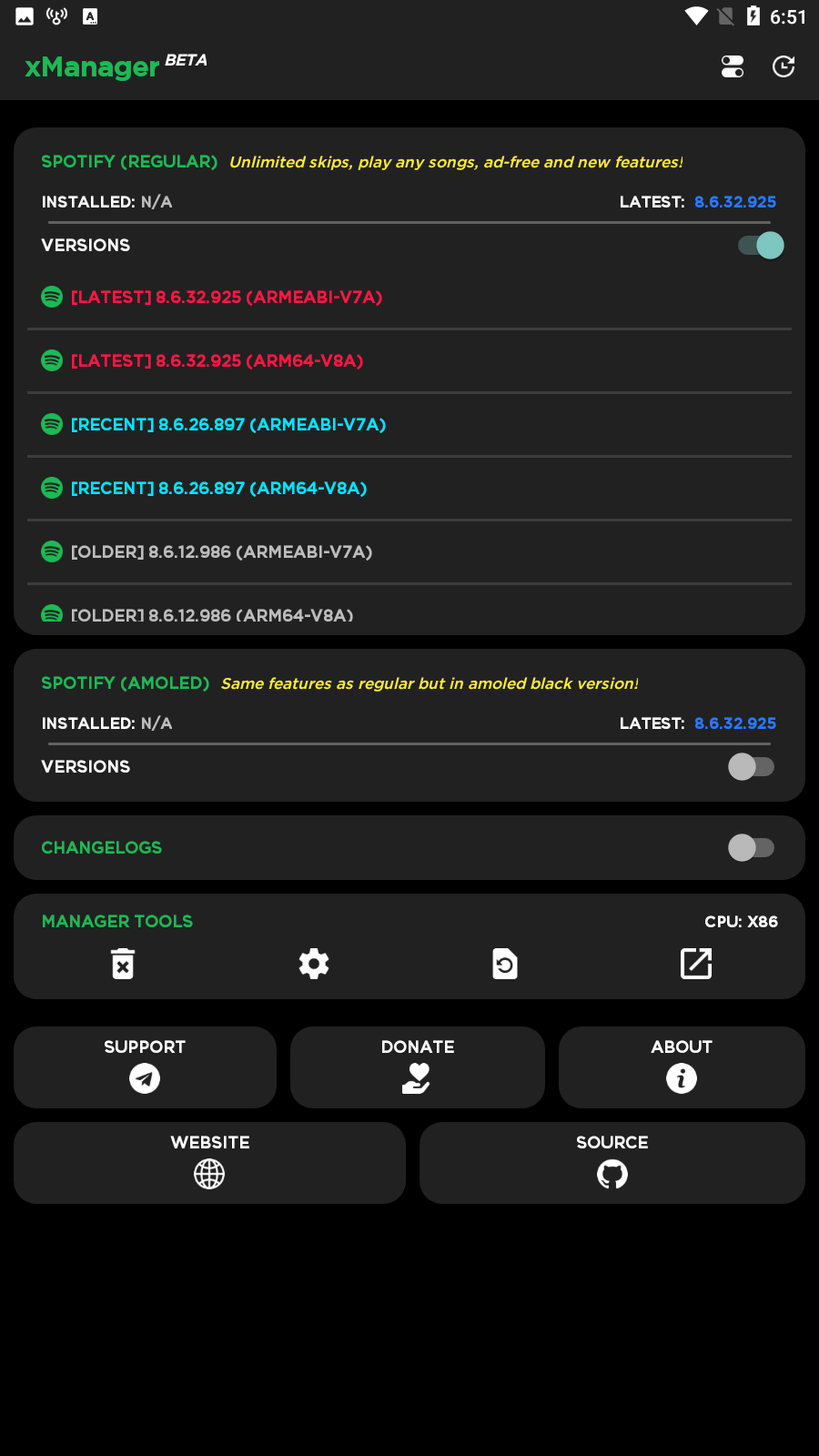 xManager For Spotify apk
