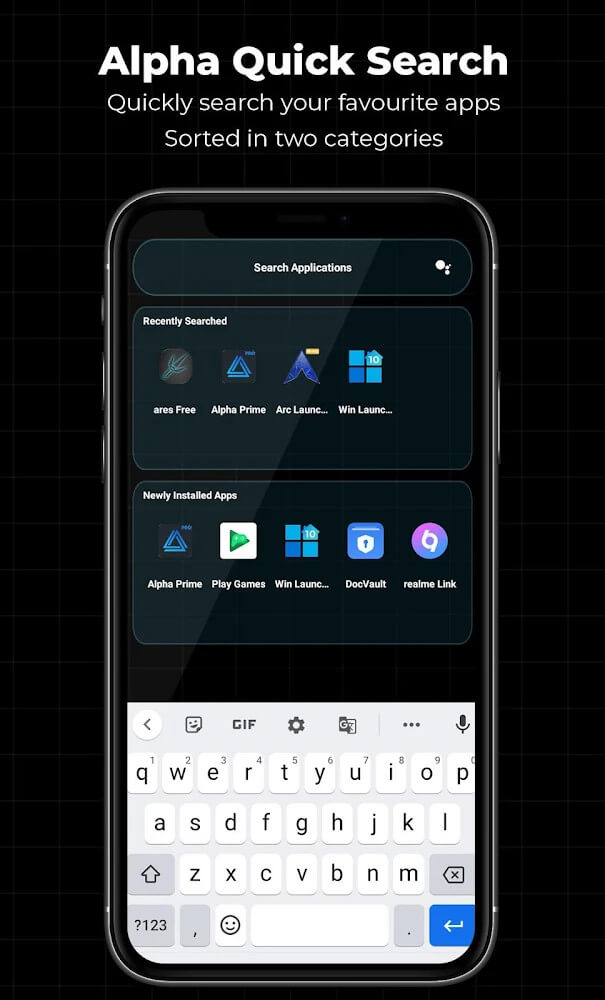 Alpha Hybrid Launcher Wallpaper, Themes