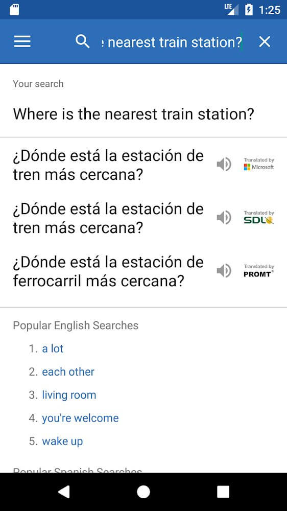 SpanishDict Translator
