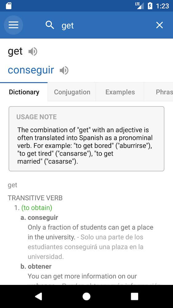 SpanishDict Translator