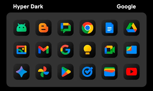 HyperDark Icon Pack